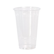 리밀 16온스 투명 아이스컵 92파이 PET 카페 업소용 테이크아웃 일회용컵, 1개, 100개입, 473ml