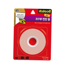 생활 문구 스카치강력폼양면테이프 붙이기 사무 접착 포장 탕비 부착 TAPE 4 3140 0m 12mm x, 본상품