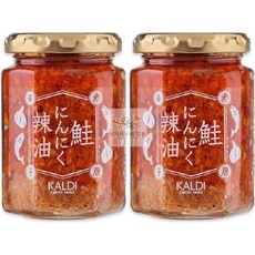 일본 칼디 연어 마늘 칠리 오일(레드 페퍼) 120g 2개입 일본소스