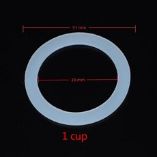 모카포트 에스프레소 실리콘 가스켓, 1PC A1, 1개, 1PC A1