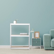 아트박스/스피드랙 스피드랙 무볼트 조립식 선반 3단 1500 x 800 x 1200, 블랙, 9mm 양면코팅 보드