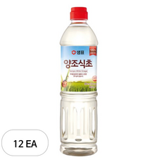 샘표 합성향 없는 양조식초, 900ml, 12개