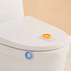 U형변기커버손잡이 변기커버손잡이 화장실손잡이 시트, 없음