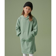 무신사 스탠다드 MUSINSA STANDARD KIDS 후디드 스웨트 드레스 [세이지 그린] MKBOEZX54-EE 475421
