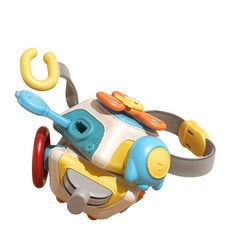 嬰幼兒忙碌球 六面體玩具 寶寶曼哈頓手抓球 訓練抓握 蒙氏早教玩具, 【十面體】忙碌手抓球, 1個