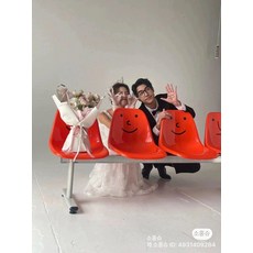 저스트조이 포장마차테이블세트 테이블세트 포차 정원, 1개, 4 글로시 주황색 195 50 너비 78 높이 cm