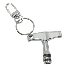 비트핑거스 키홀더 드럼키 튜닝키 드럼조율기 BF-DKR1 (D고리형), 1개, 실버