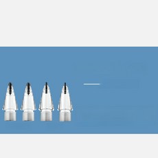 SRIOON 펜슬 프로 2세대 펜 교체 조용 미세결정 탄성 바늘 펜촉 및, 1개, [종이 필름 유사] 2 B + HB 각 2개, 기본 모델명/품번
