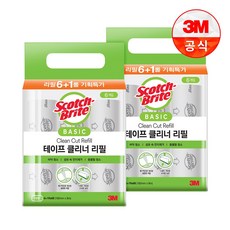 스카치브라이트 베이직 테이프클리너 대형 리필 7p, 2세트