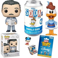 [5] 매직 미키 미니 도널드 덕 독점 피규어 디즈니 비티 팝 + 곰돌이 푸 스노우 카드 + 클래식 아이콘 마우스 매그 + 풀 백 블라인드 박스