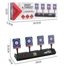 도비에닛 전기 표적 과녁판 1개 연습 자동 득점, 본체 + 충전식 배터리/드라이버/충전기, 본체 + 충전식 배터리/드라이버/충전기