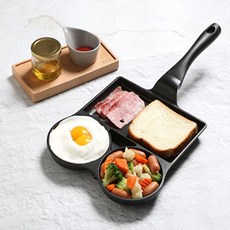 셰프라인 마우스팬 3구 에그팬 브런치팬, 1개, 26cm