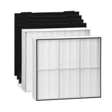 1+HEPA + 탄소 필터 4개 510 및 450 교체 월풀 8171434K 1183054K 1183054 AP300 AP350 AP450 AP510 공기 청정기 Whispur