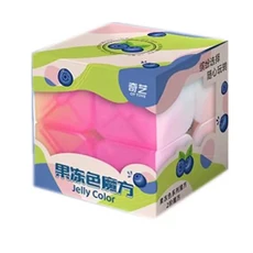 QiYi 젤리 컬러 매직 큐브 2x2 3x3 4x4 5x5 피라미드 키체인 스피드 큐브 교육용 매직 퍼즐 장난감 선물, 01 2X2, 1개, [01] 3X3 Pyramid