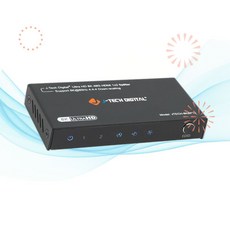 J-Tech Digital 모니터 분배기 HDMI 1 입력 2 출력 4K 120Hz 8K 60Hz 2.1 UG