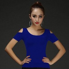 라틴 댄스 스커트 왈츠 연습복 탱고 살사 줌바 프릴 라인복