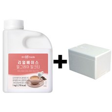 흥국 리얼베이스 얼그레이 밀크티 1kg (아이스박스 배송), 아이스박스 배송, 2개, 1L