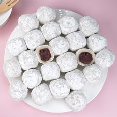 소소락 저당 찹쌀떡 2kg (50g 40개입) 국내산 찹쌀 개별포장., 1kg, 2박스