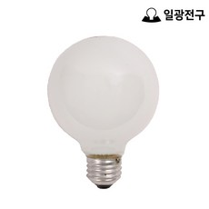 일광 백열 볼전구 G80 60W E26, 1개