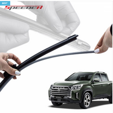 올뉴 G4 렉스턴칸 렉스턴스포츠 와이퍼 리필고무 순정교체형, 렉스턴 리필고무1세트(1회교체분)