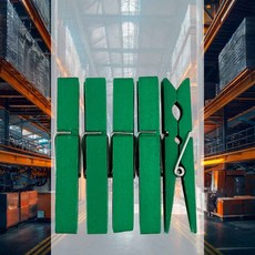 나무집게 특대 초록 돌잔치 사진클립 가렌드데코 인테리어소품 폴라로이드꽂이 파티가랜드