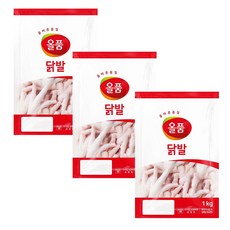 올품 뼈있는 통닭발 1kg 3개 생닭발 냉장 손질닭발