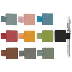 筆記本配件 筆夾 彈性綁帶 適用於筆記本與書本 多色可選, 秋綠, 1個