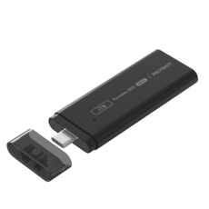 POLYBATT 外接式固態硬碟 高速1000MB/s讀寫 輕巧便攜 隨插即用, 黑色(塑膠蓋）,單入, 512GB