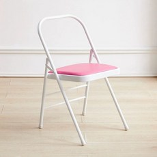 접이식 의자 요가체어 스트레칭 필라테스 홈트, 핑크 요가 의자 1.5 두께, 1개