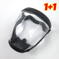 풀스크린 페이스쉴드 안면보호 마스크 충격 고온 차단 1+1, 1개