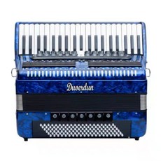 德國多爾頓手風琴 8.48.60.96.120貝司 兒童成人初學專業演奏進口簧 鍵盤式手風琴樂器, 120四排簧藍色出口款+加厚雙肩包, 1個