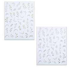 AQUILIVE 네일 스티커 네일 스티커 반짝반짝 방수 3D 입체감 페이스트만 하면 패션 여자 아이 간단 네일 아트 DIY 주얼리 파츠 수제 수공예