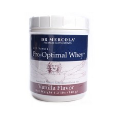 DR. MERCOLA Pro-Optimal 乳清蛋白補充劑不含麩質, 540g, 香草