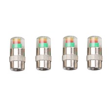 자동차 타이어 압력 게이지 경고 캡 모니터링 테스트, 2. 4PCS, 1개