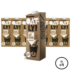 오틀리 오트 드링크 초콜릿, 6개, 1L