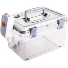 낚시 미끼 보관함 밀폐 방습 수납통 투명 플라스틱 낚시용 보관 박스, 1개, 대형 투명 밀봉 상자