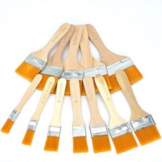 백붓 넓은 납작 다용도 붓 - 페인트 배경 화방 색칠붓 세트(12p), 상세페이지 참조, 상세페이지 참조