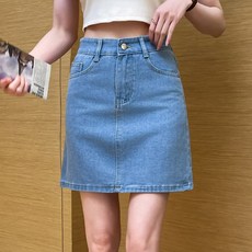 화지나무 여자 청 치마 데님 미니 스커트