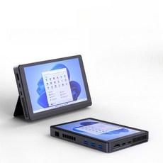 미니PC N100 작은 N200 화면 인치 12 핸드, N200 7인치 터치/WiFi6/PD전원, A. 16G D5 하드 디스크 없음