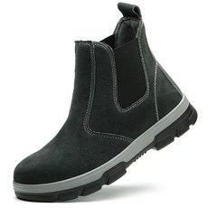 8인치 안전화 끈없는 첼시부츠 겨울용 볼넓은 발 방한 7인치 안전화