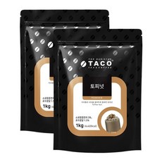 타코 토피넛 프라페 믹스 파우더, 1kg, 3개, 2개입