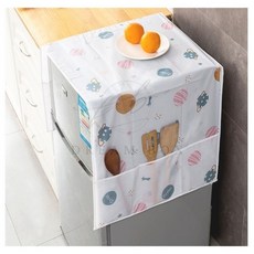 꿈모음 생활 인테리어 방수 수납 덮개 냉장고덮개커버, 소형 행성, 단일