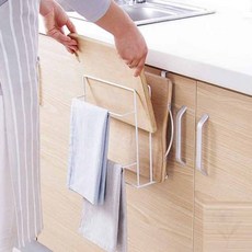 너블룸 도마 거치대 천장형 도마정리대, 3단천장도마거치대 블랙