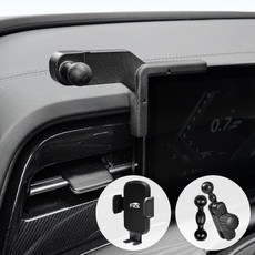 픽스글로벌 픽스 액티언 전용 차량용 핸드폰 거치대 세트(좌측), 블랙, 1세트