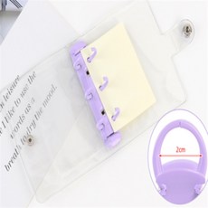 [잇템] 미니 링바인더 케이스 바인더인덱스 종이인덱스 바인더케이스속지, 옐로우