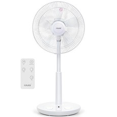 한경희생활과학 초미세풍 발터치 리모컨 선풍기, HAAN-HDC230(화이트)