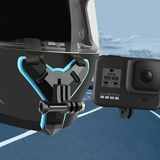 고프로오토바이 고프로마운트 GOPRO HERO 8 헬멧 턱 액션캠 장착 부착 오토바이 호환