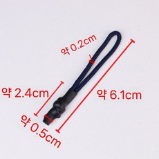 지퍼끈 지퍼헤어밴드 헤드 교체 가방부자재 수리 키트 꼬리 지퍼클립 의류 밴드 액세서리, 1개, 4. zr-1013 네이비 열수축관