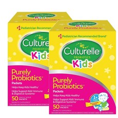 컬처렐 키즈 퓨얼리 프로바이오틱스 50포입 Culturelle Kids Purely Probiotics, 50정, 2개