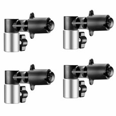 셀렌스 리플렉터 홀더 클립 접이식 배경 사진 스튜디오 조명 스탠드 어댑터용 클램프 4피스 디스크 팝업 내구성, 4PACK